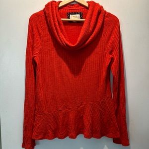 Anthropologie Maeve Cowl Neck Top